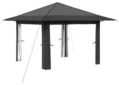 Produktbild von vidaXL Gazebo ohne Seitenwand Hellgrau und Anthrazit