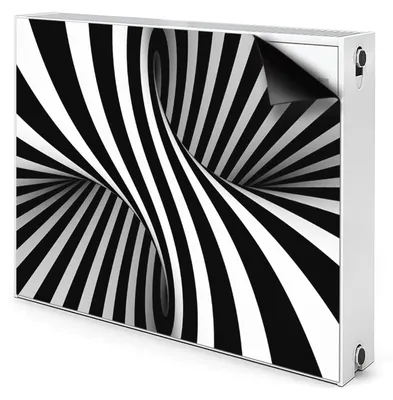 Produktbild von Magnet Verkleidung Abdeckung Heizkörperabdeckung Heizkörperabdeckung 100x60 cm  - Abstraktion, Illusion