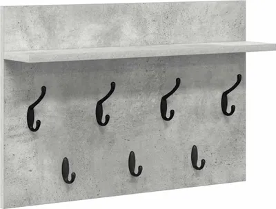 Immagine prodotto di vidaXL Comodino a parete con ripiano in cemento grigio 60 x 40 x 12 cm