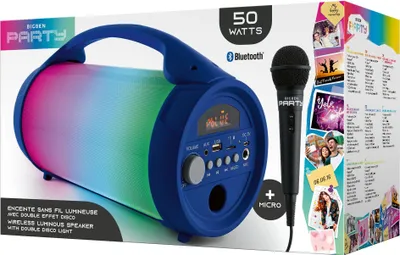 Produktbild von BigBen PARTY Lite tragbarer Bluetooth-Lautsprecher mit Lichteffekten