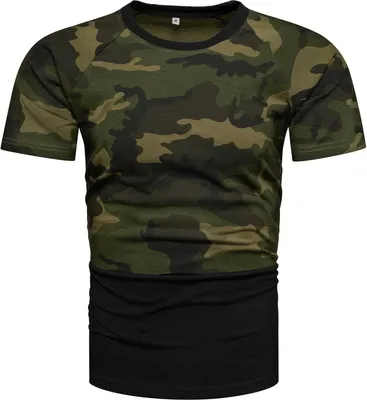 Immagine prodotto di Recea T-shirt uomo manica corta Hareg camouflage verde M