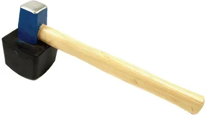 Produktbild von Plattenlegerhammer 1500 g eckig (anvulkanisiert)