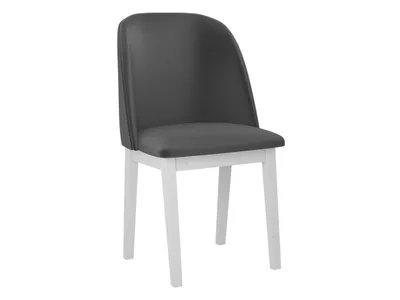 Produktbild von MIRJAN24 Stuhl Monti I, Esszimmerstuhl aus Buchenholz, 45x45x83 cm (Holzfarbe: Weiß, Stofffarbe: Kronos 22)