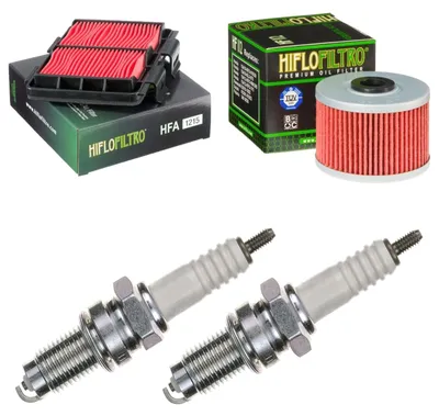 Immagine prodotto di Kit di manutenzione per Honda NSR 250 R SE 1992: filtro aria, filtro olio, candele di accensione di pamoto - Nuovo