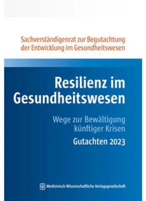 Obrázek produktu pro Sachverständigenrat Gesundheit: Resilienz im Gesundheitswese