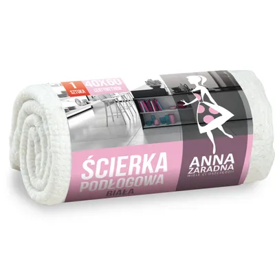 Obrázek produktu pro Ścierka podłogowa Anna Zaradna 40x60 cm biała
