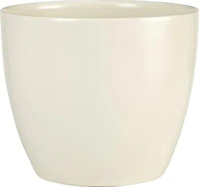 Produktbild von Scheurich Mediterranea 920 37, Topfpflanzer, Freistehend, Keramik, Cremefarben, Rund, Drinnen