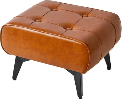 Image de Tabouret Petits Pieds - Pouf moderne - multifonctionnel - 1 pièce - vert - Similicuir