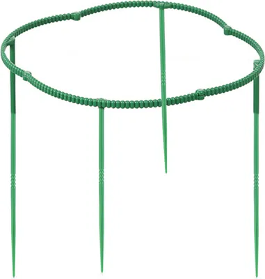 Produktbild von 1 Set Anlagenträger Ring hohe Haltbarkeit glatte Kante Anschluss einfacher Installation Mehrzweckstütze Anlagen Plastik Pflanzenstütze Ringgarten Bonsai Tool für Zuhause-B