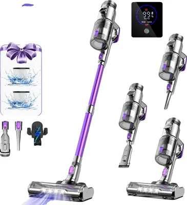 Obrázok produktu pre Akumulátorový vysávač, výkon 500 W, filtračný systém HEPA, LILA, EÚ