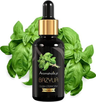 Produktbild von Basilikumöl, Bio, 100 % natürlich, Aromaholik Oils, 30 ml