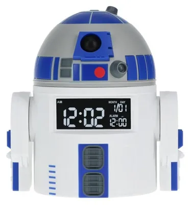 Star Wars R2-D2 Wecker, 13 cm, analog, Mehrfarbig