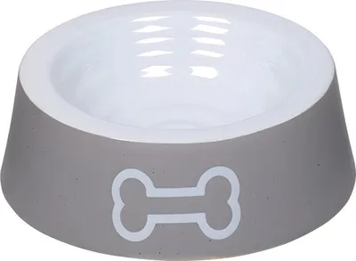 Zdjęcie produktu dla Miska ceramiczna Nobby Big Bone szara, wymiary: Ø 16 x 5 cm