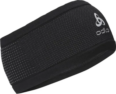 Image de ODLO Bandeau VELOCITY CERAMIWARM noir - odlo gris acier