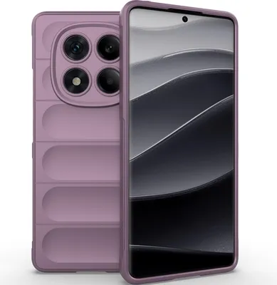 Produktbild von Handyhülle für Xiaomi Redmi Note 14 Pro 4G Weich TPU Silikon Stossfest Anti-rutsch Hülle Lila