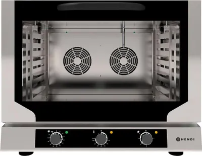 Immagine prodotto di Forno ad aria calda HENDI con umidificazione a vapore, 400V/6400W, 783x755x(H)634mm