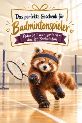 Produktbild von Das perfekte Geschenk für Badmintonspieler