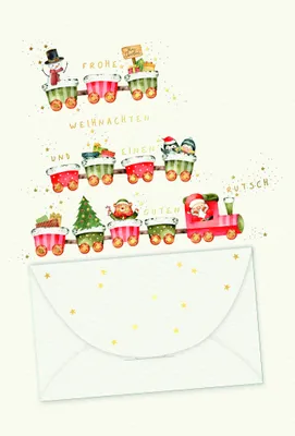 Produktbild von Weihnachten  Geldkarte - Glückwunschkarten im Format 11,5 x 17 cm
