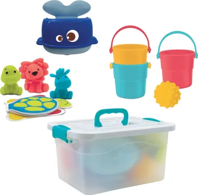 Produktbild von LUDI LU40062, Bad-Spieleset, Junge/Mädchen, 0,8 Jahr(e), Mehrfarbig