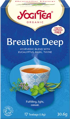 Obrázok produktu pre DÝCHAŤ HĹBOK ČAJ(17 x 1,8 g) 30,6 g - YOGI TEA
