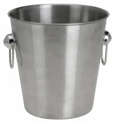 Produktbild von Bambelaa! Sektkühler Edelstahl Groß Matt (Höhe 24 cm, Durchmesser 20 cm), KI-generiertes Bild