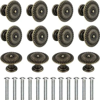 Produktbild von Antike Messing Knöpfe 32mm Set von 12