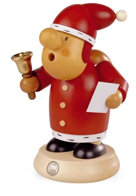 Immagine prodotto di Uomo che fuma, piccolo mugnaio Babbo Natale, 12x16cm