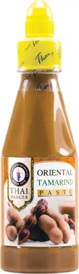 A bottle of Thai Dancer Oriental Tamarind Paste.