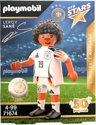 Obrázek produktu pro PLAYMOBIL® DFB Stars Figur Leroy Sane 71674 - PLAYMOBIL - (Sonderartikel / sonstiges / unsortiert)