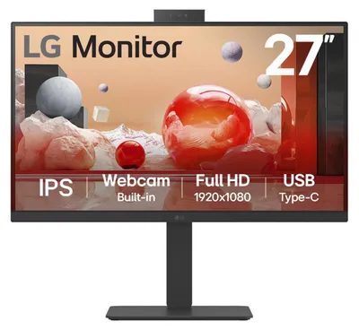 Image de Moniteur LG 27BA850-B 68,6 cm (27") 1920 x 1080 pixels Full HD Noir