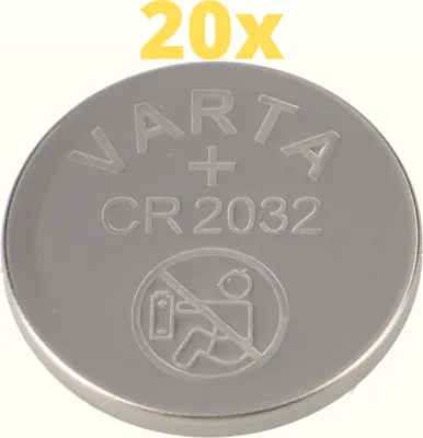 Produktbild von 20x Varta Lithium 3V CR2032-P Bulk 3V/220mA lose