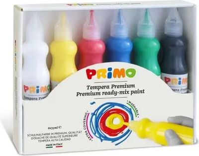 Obrázek produktu pro PRIMO sada temperové barvy 3D BASIC sada 6 x 75 ml