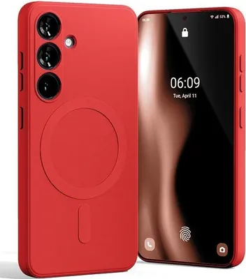 Immagine prodotto di Custodia Mercury MagSafe in semisilicone per Samsung Galaxy S24 rosso