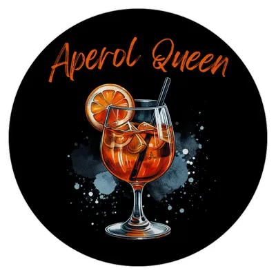 Produktbild von Aperol Queen Magnet mit Flaschenöffner rund