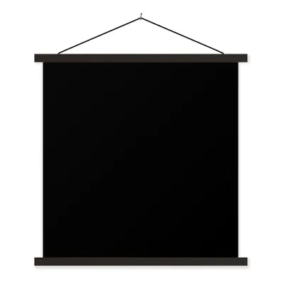 Produktbild von MuchoWow® Textilposter Schwarz - Muster - Design 40x40 cm mit schwarzem Rahmen - Fotos