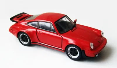 Produktbild von PORSCHE 911 Turbo Modellauto 11,5cm Modell Auto Metall Spielzeugauto 53 (Rot)