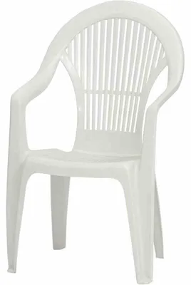 Image de Progarden/ I.P.A.E. Fauteuil empilable Vega haut blanc