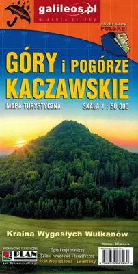 Produktbild von Kaczawskie-Gebirge und Vorgebirge 1:50.000. Laminierte Touristenkarte. Ausgabe 2023. Galileos
