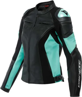 Produktbild von Dainese Racing 4 Lady Black/Acqua Green 44 Lederjacke