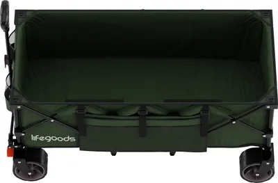 Produktbild von LifeGoods Bollerwagen - XXL - Faltbar - 300L - 150KG Tragkraft - Grün