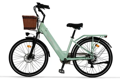 Obrázek produktu pro Elektrokolo CYSUM X-City 250W 48V10.4Ah 26" Pláště - Zelené