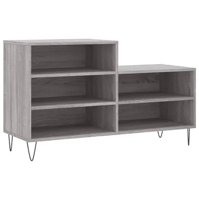 Produktbild von Schuhregal Grau Sonoma 102x36x60 cm Holzwerkstoff