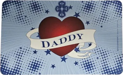 Produktbild von Frühstücksbrettchen DADDY zum Vatertag als Männergeschenk für Papa ca. 23 x 14 cm