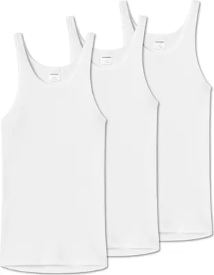 Produktbild von SCHIESSER Unterhemd 3er Pack - Original Doppelripp, Sport-Jacke, ärmellos Weiß 4XL