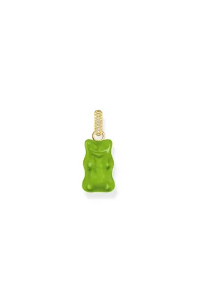 Image de Thomas Sabo PE967-414-6 Pendentif Ourson doré plaqué or vert