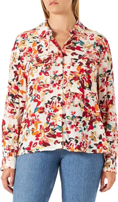 Produktbild von 28367 S. Oliver, , Damen Bluse Hemd Shirt Tunika, Jersey, bunt bedruckt, 38