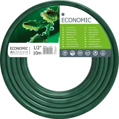 Produktbild von cellfast 10-007 Economic Gartenschlauch, grün, 1/2 Zoll