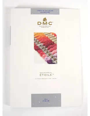 Produktbild von DMC Farbkarte Mouline Etoile mit echten Garnen