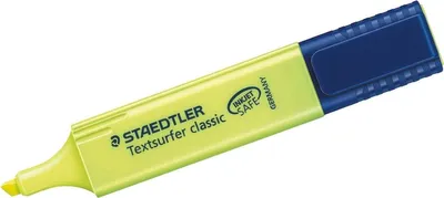 Obrázok produktu pre Staedtler 364-1, 1 kusov, Žltá, Hrot dláta, Žltá, Polypropylén (PP), 1 mm