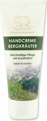 Produktbild von Florex Handcreme mit biologischer Schafmilch Bergkräuter 75 ml